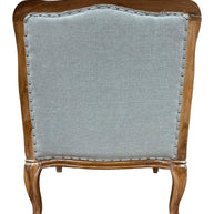Wooden Bransford Arm Chair (Light Blue) - WoodenTwist