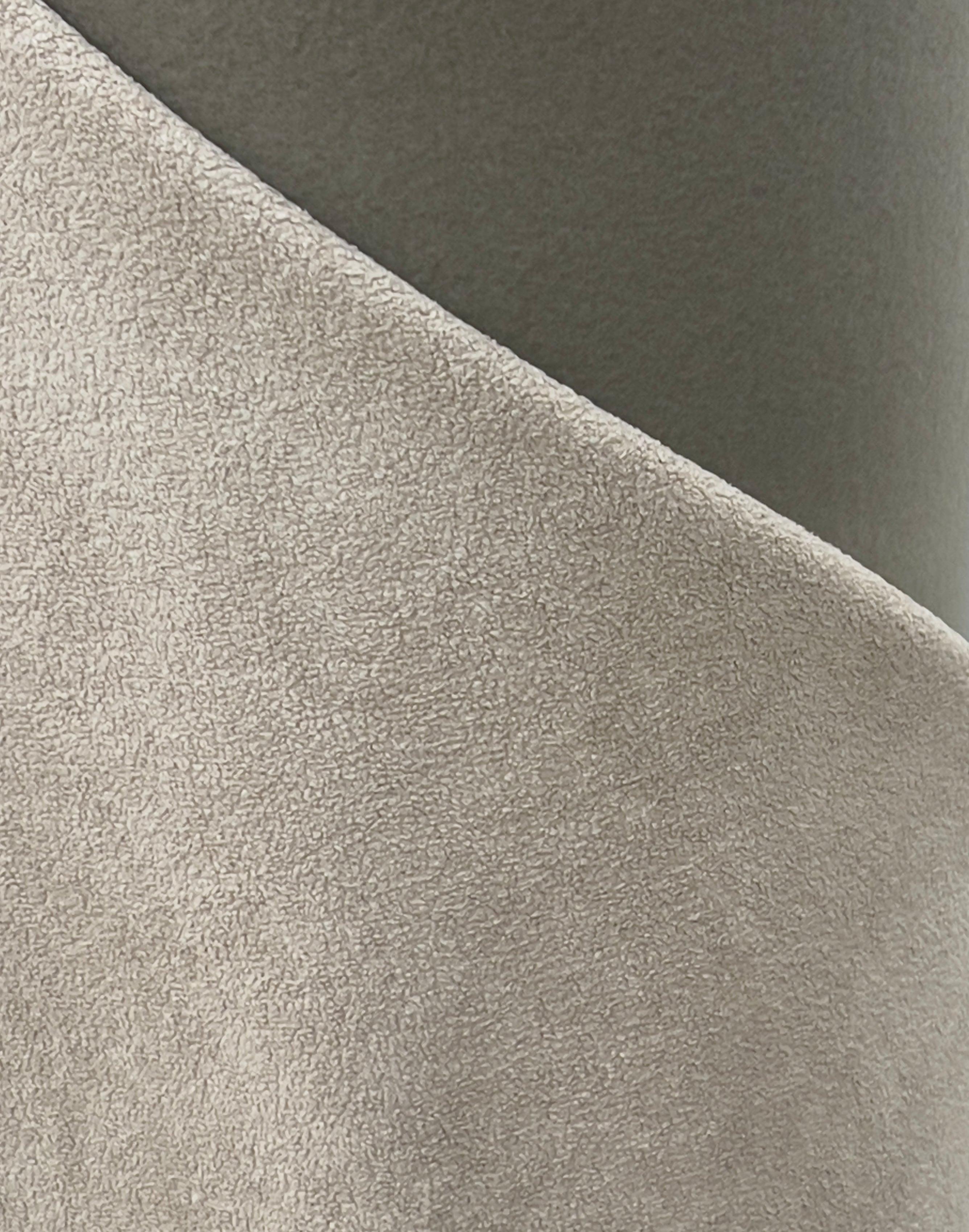 Soft Boucle Fabric In Dark Beige Color - WoodenTwist