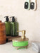 Bathtub Bliss Soap Dispenser Glass & Antique Brass - WoodenTwist