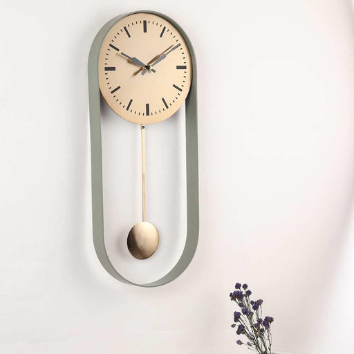 Noir Pendulum Wall Clock - WoodenTwist