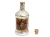 Antique Glass Legacy cylindrical Bottle Decorative - WoodenTwist