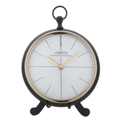 Regal Standpoint Table Clock Black - WoodenTwist