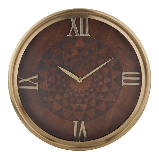Luxe Woodcraft Wall Clock - WoodenTwist