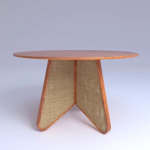 A round table for shared meals