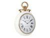 Sullivan - the White and Gold wall clock - WoodenTwist