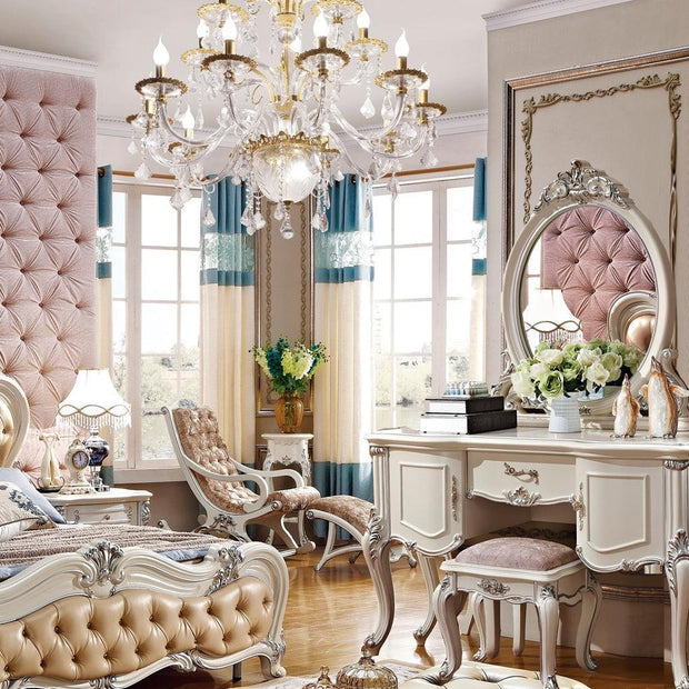 Elegant Vanity Makeup Station