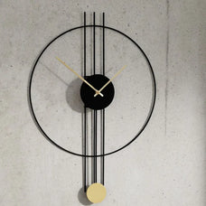 Industrial-Style Wall Clock