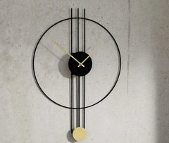 Industrial-Style Wall Clock