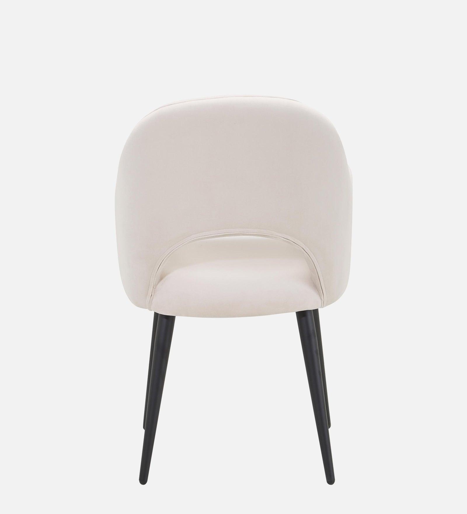 RAMS DINING AND ARM CHAIR OFF WHITE WITH BLACK FINISH - WoodenTwist