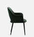 RAMS DINING AND ARM CHAIR DARK GREEN WITH BLACK - WoodenTwist