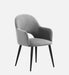 RAMS DINING AND ARM CHAIR GREY WITH BLACK FINISH - WoodenTwist