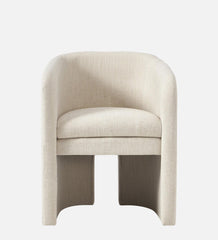 REMO ARM CHAIR OFF WHITE FINISH - WoodenTwist