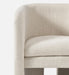 REMO ARM CHAIR OFF WHITE FINISH - WoodenTwist