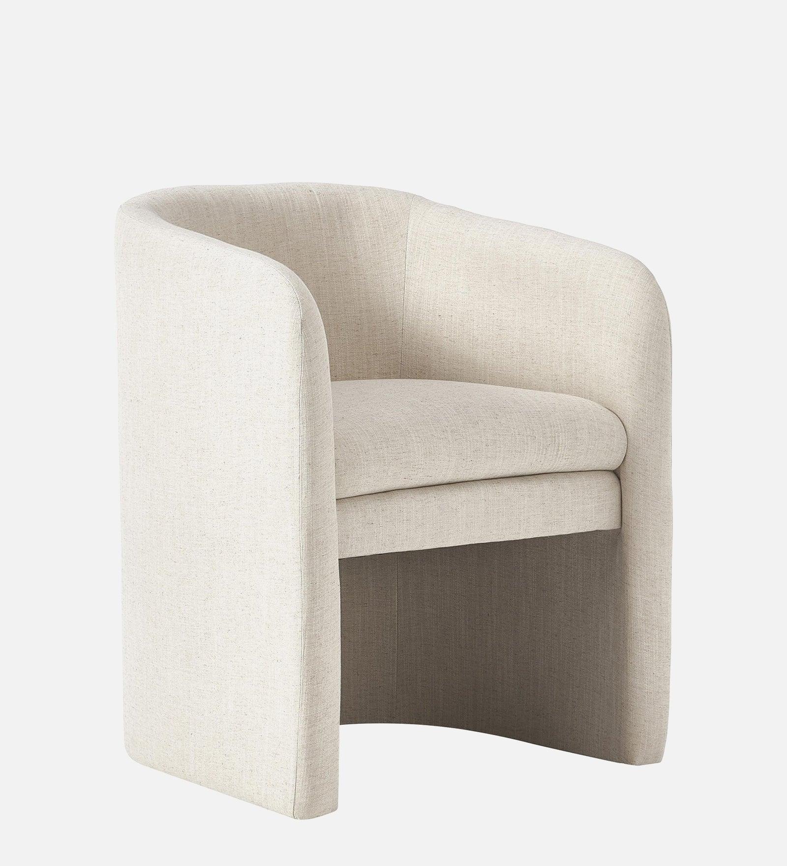 REMO ARM CHAIR OFF WHITE FINISH - WoodenTwist