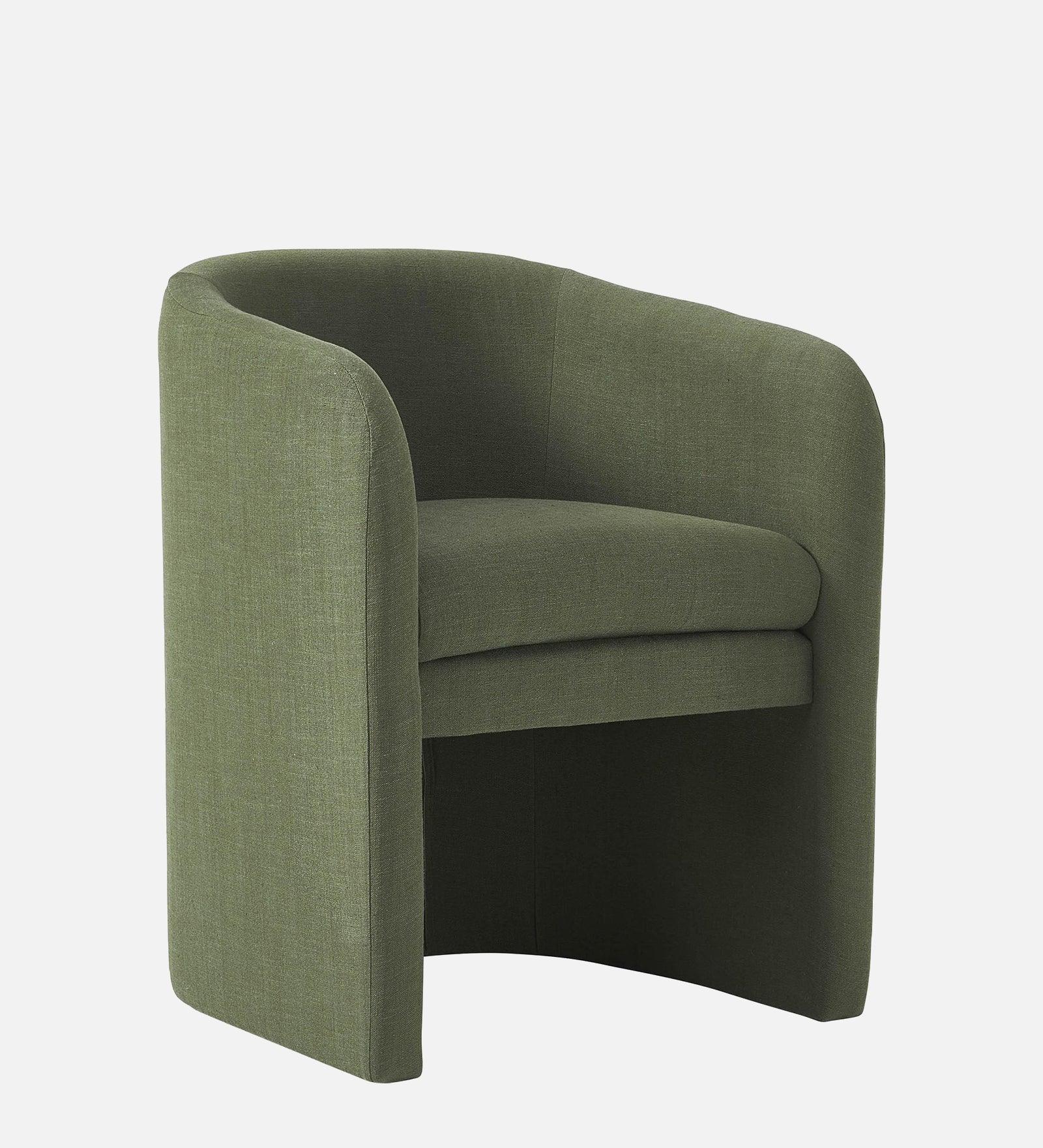 REMO ARM CHAIR GREEN FINISH - WoodenTwist