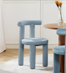 MAKKER DINING CHAIR Light Blue FINISH - WoodenTwist