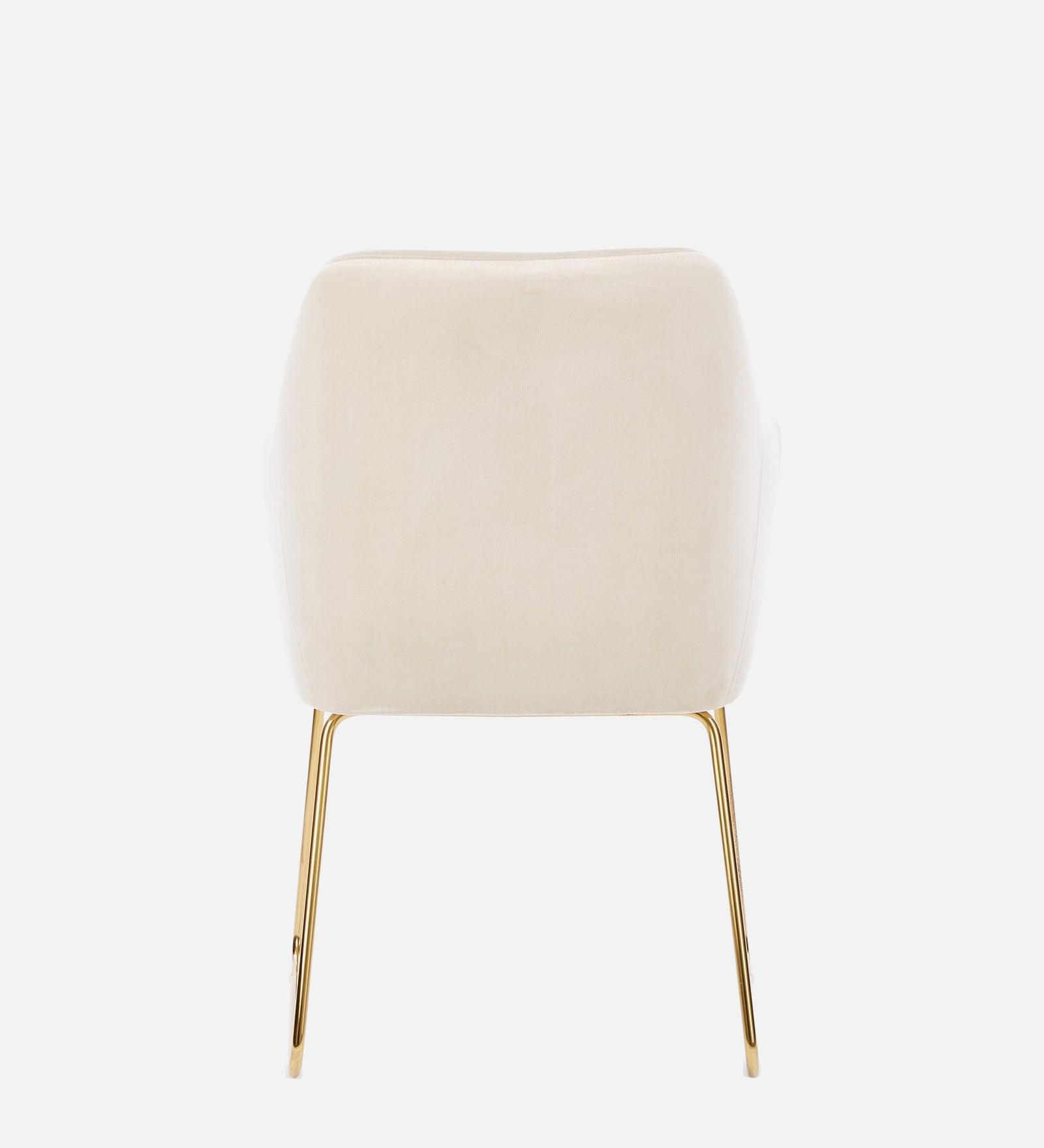 MSEA DINING AND ARM CHAIR OFF WHITE WITH GOLD - WoodenTwist