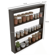 Wooden Twist Husky Big Kitchen Multi-Function Wall Shelf - WoodenTwist
