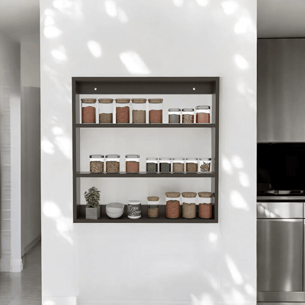 Wooden Twist Husky Big Kitchen Multi-Function Wall Shelf - WoodenTwist