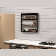 Wooden Twist Husky Big Kitchen Multi-Function Wall Shelf - WoodenTwist