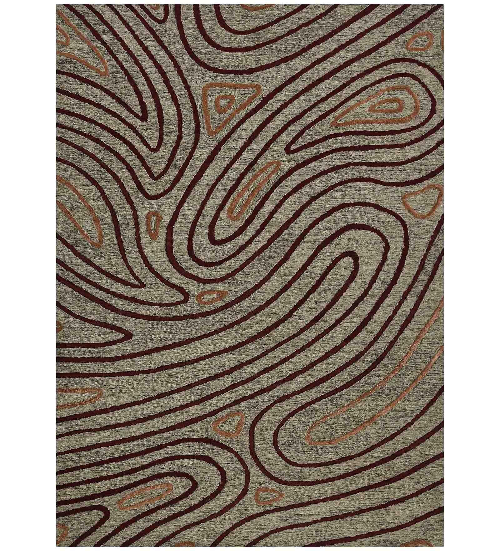 Hand Tufted Canyan Multicolor Color Carpet - WoodenTwist