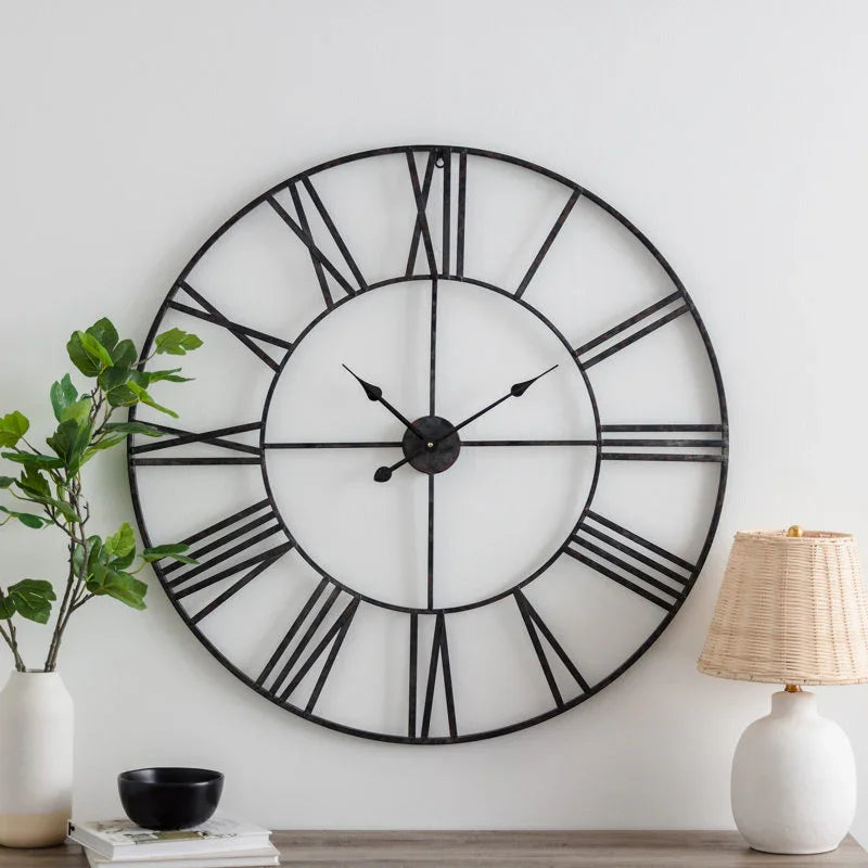 Large Roman numeral clock