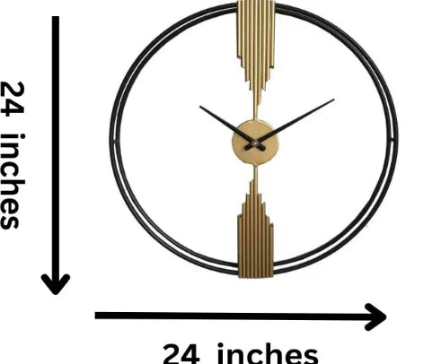 Large round wall clock