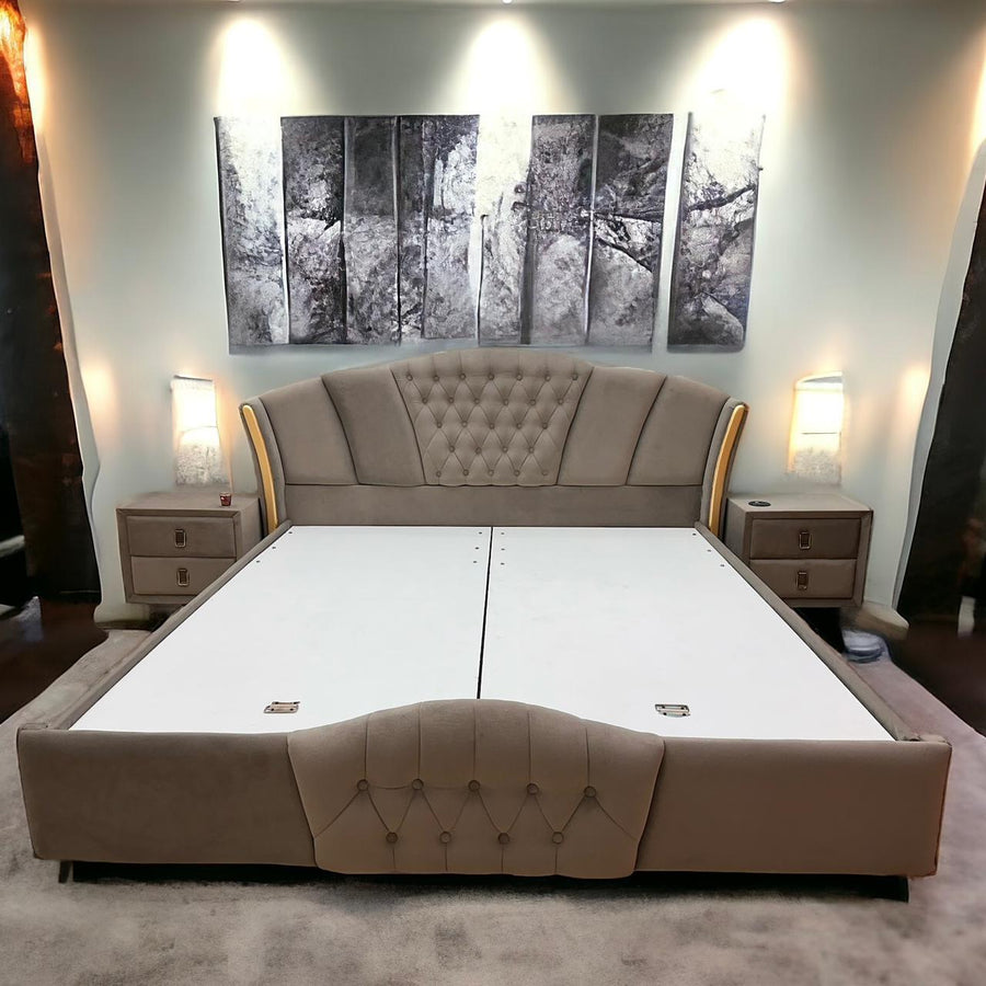 Grey Upholstered Finish