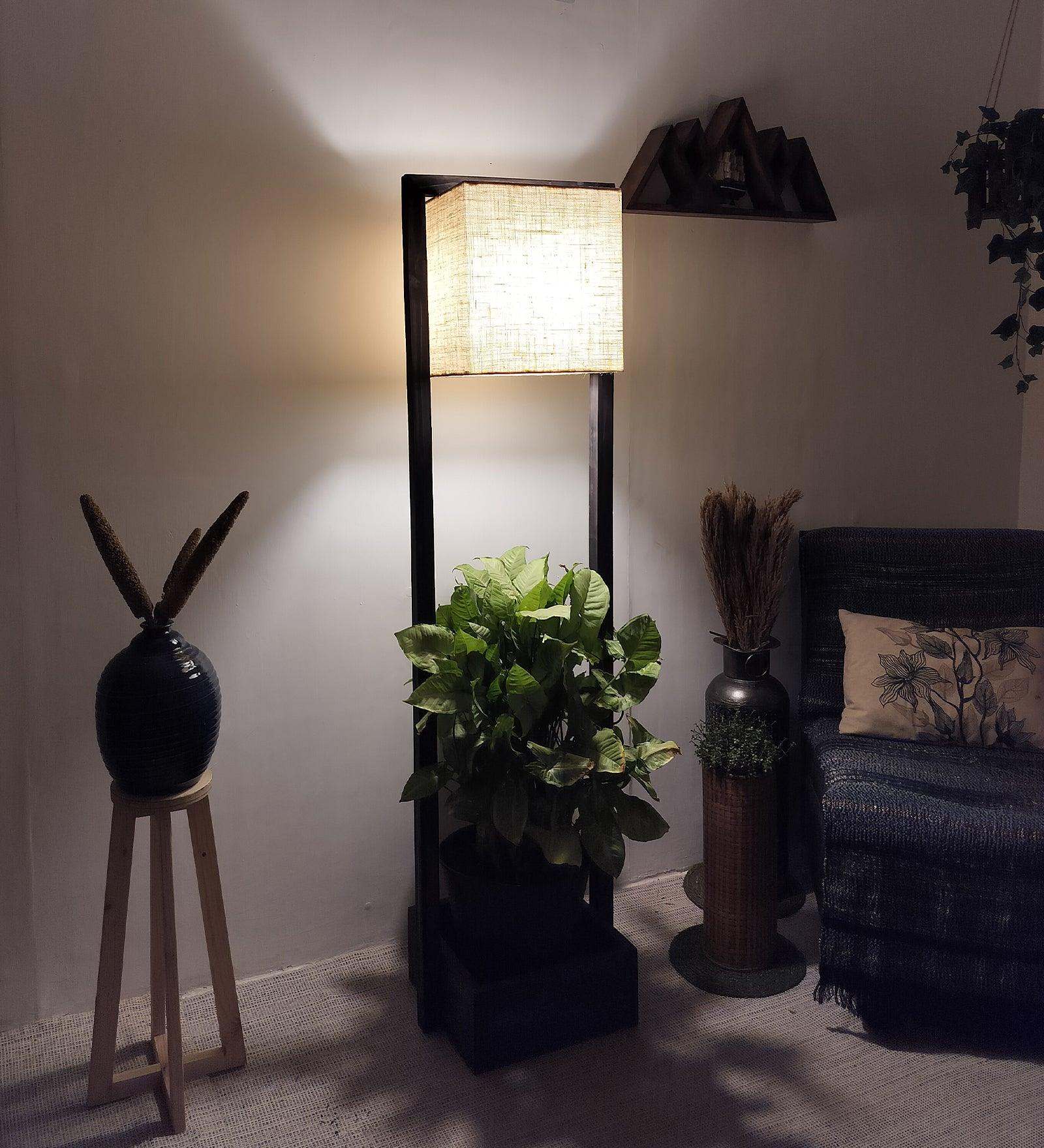 Lyon Wooden Floor Lamp - WoodenTwist