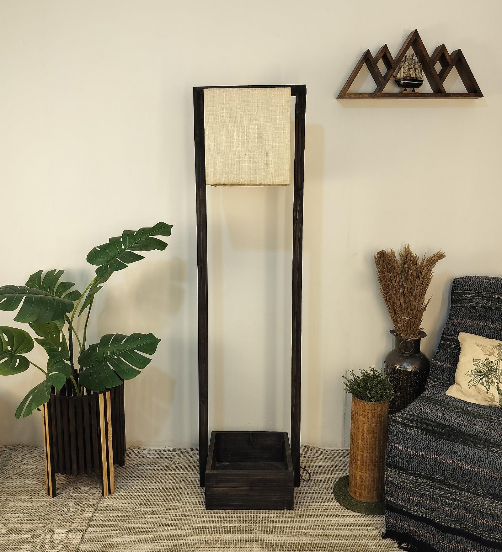 Lyon Wooden Floor Lamp - WoodenTwist