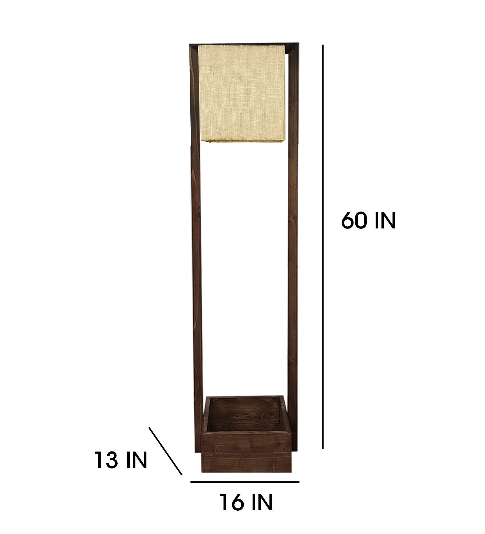 Lyon Wooden Floor Lamp - WoodenTwist