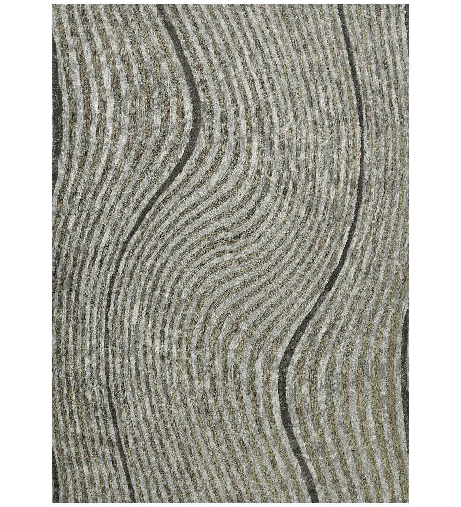 Hand Tufted Canyan IRON Color Carpet - WoodenTwist