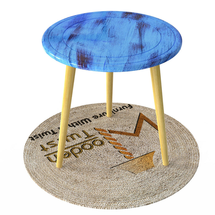 Wooden Twist Malin Round End Table - WoodenTwist