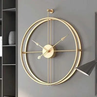 Minimalist Gold Wall Clock