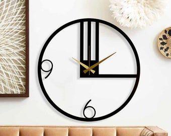 A designer clock that doubles as wall art