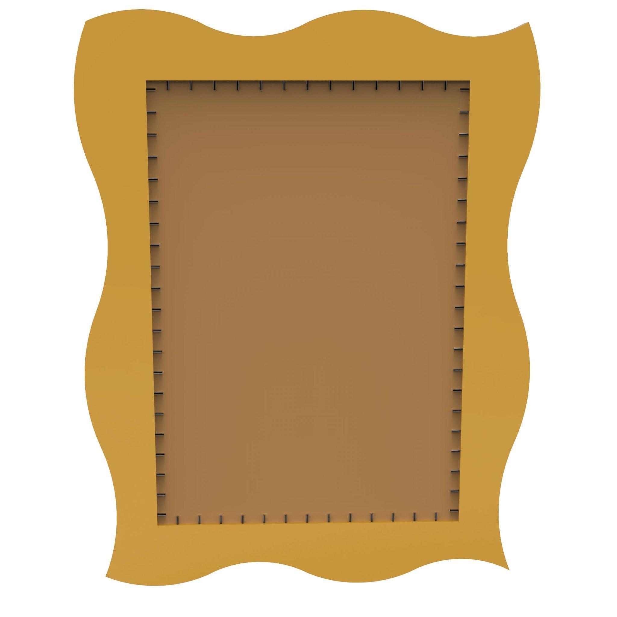 Wooden Twist Modern Rectangular Decorative Wooden Wall Mirror - WoodenTwist