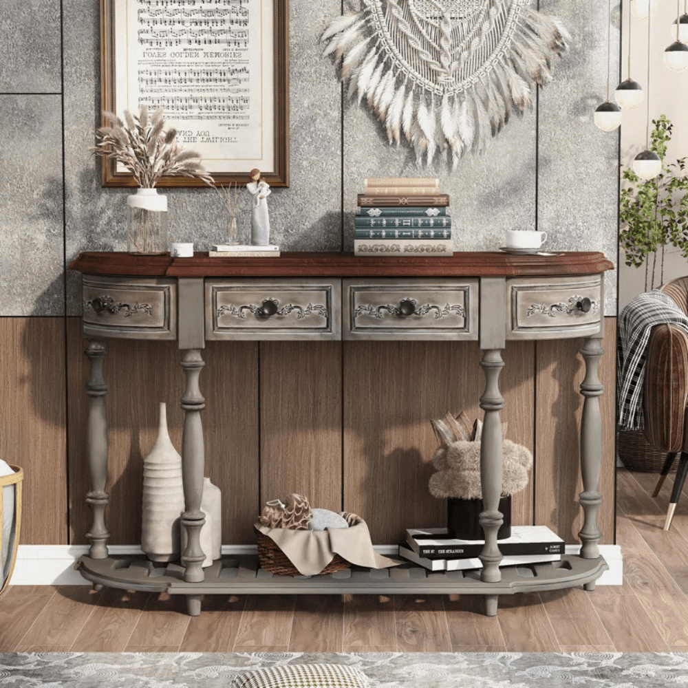 Modern Rustic Console Table
