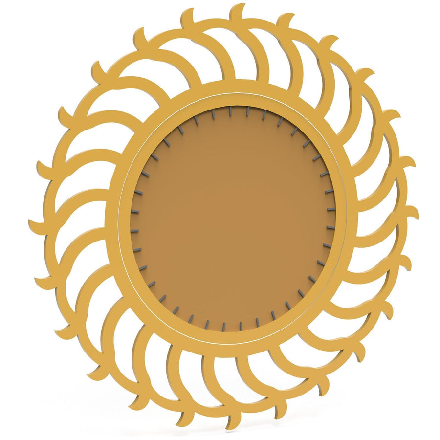A Warm Yellow MDF Frame