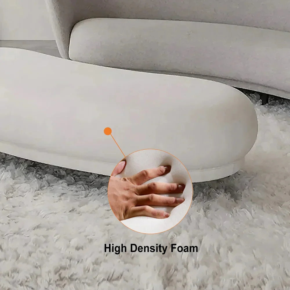 Modern Curved Bench
