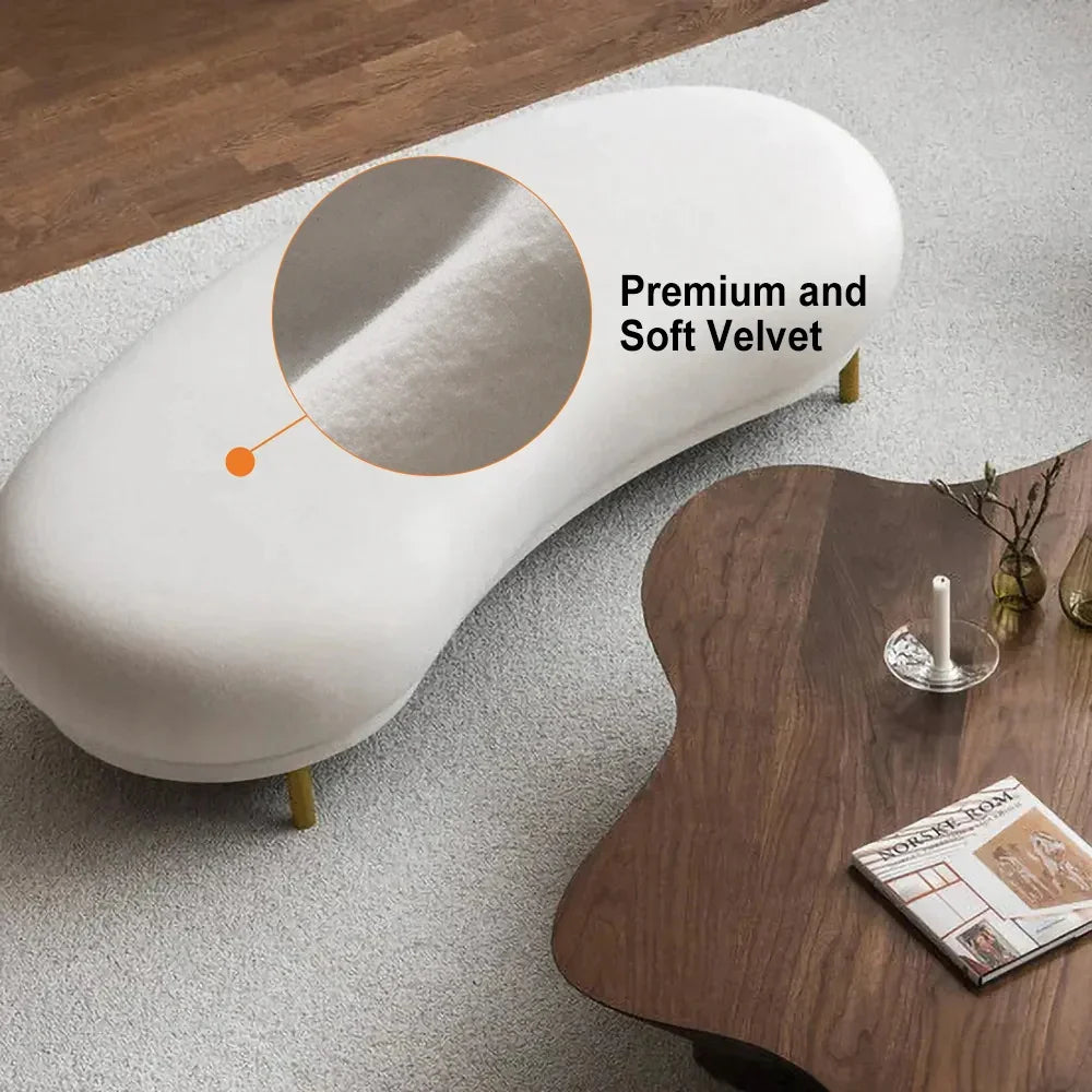 Modern Curved Bench