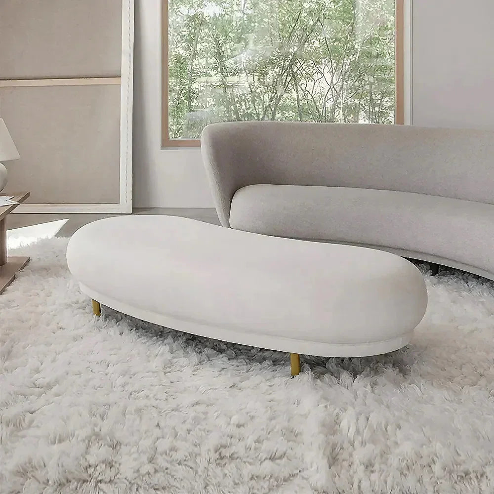 Modern Curved Bench