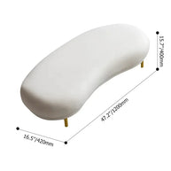 Modern Curved Bench