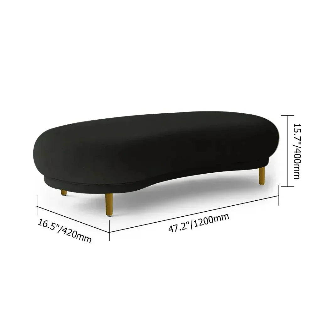Modern Curved Bench