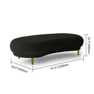 Modern Curved Bench