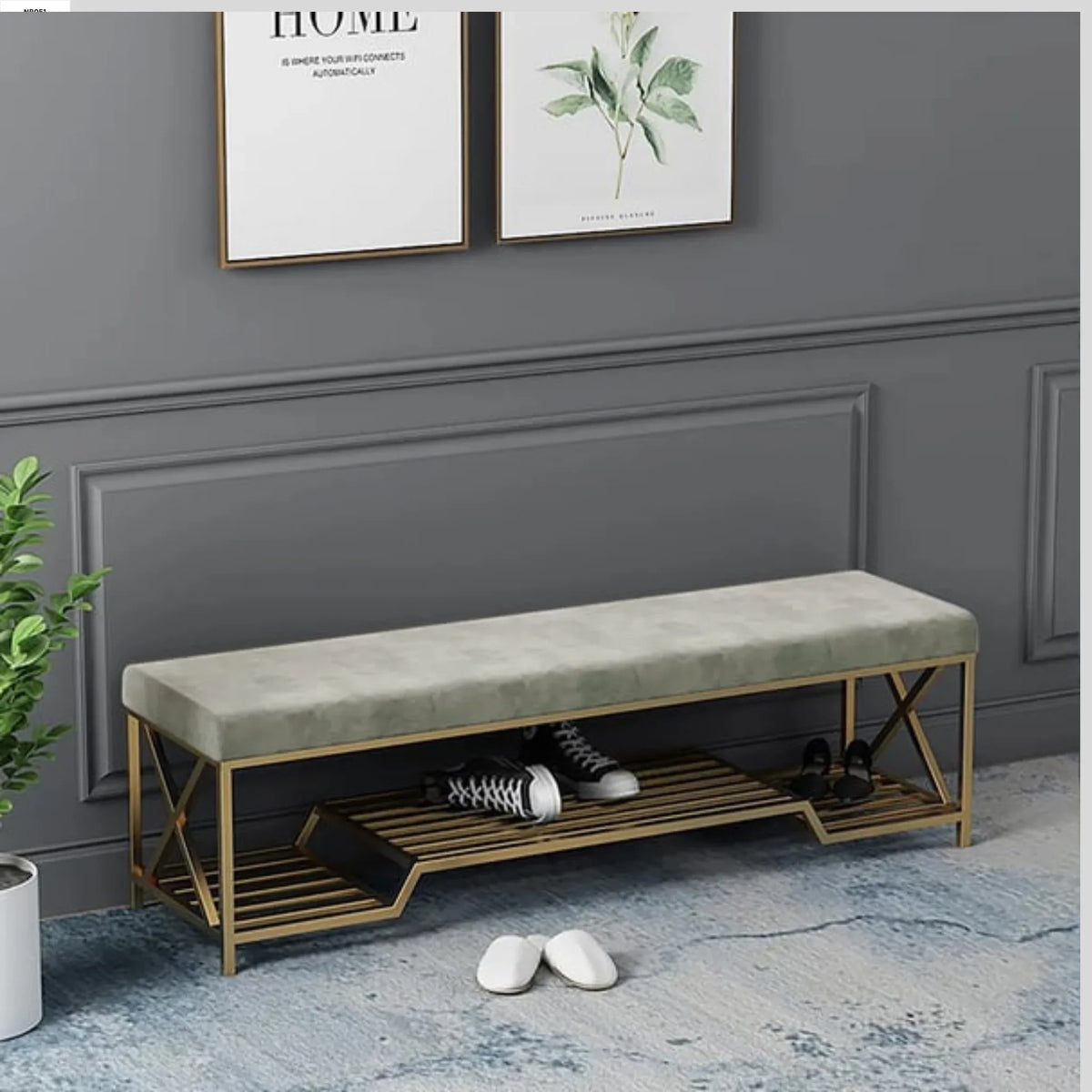Harmony Solid Metal Shoe Rack