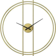 Modern Gold Metal Wall Clock
