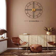 Modern Industrial Wall Clock 