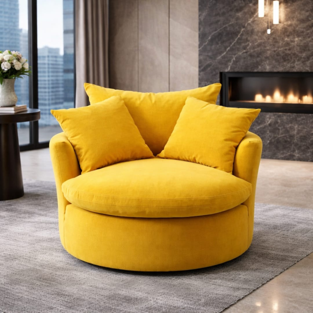 Modern Barrel Chair