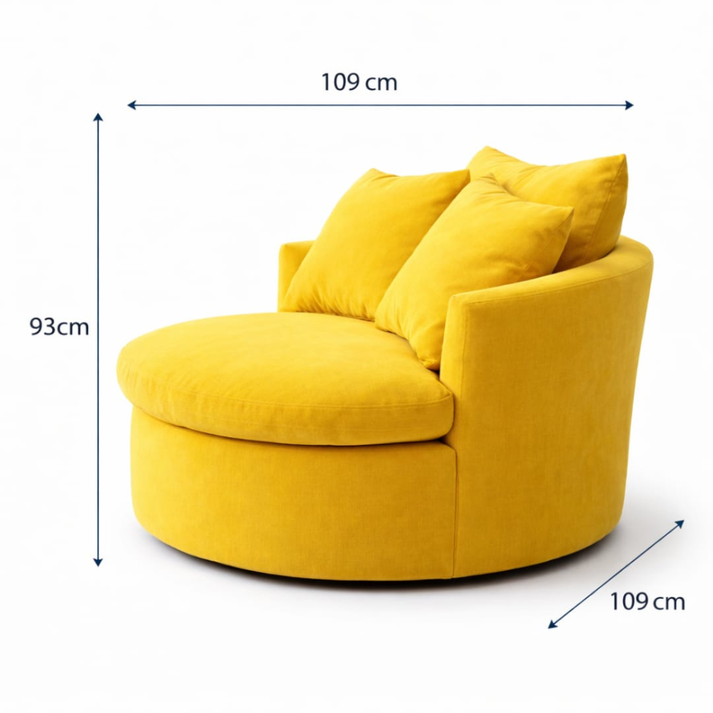 Modern Barrel Chair