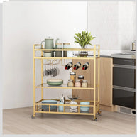 Modern golden-finished bar